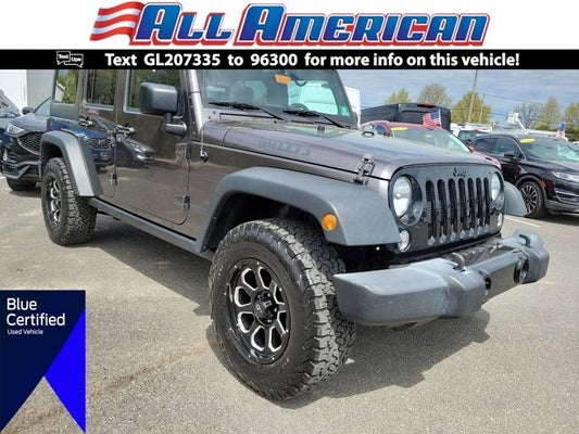 2016 Jeep Wrangler Unlimited Willys Wheeler in Point Pleasant, NJ - All American Ford Point Pleasant