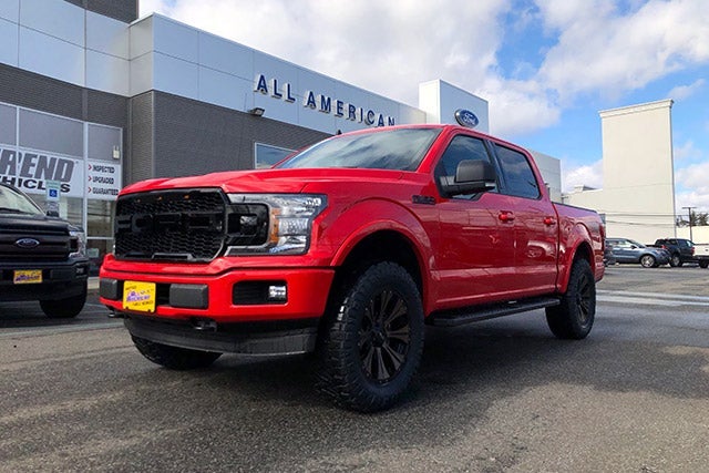 Custom Red Lifted Truck at All American Ford Point Pleasant in Point Pleasant NJ