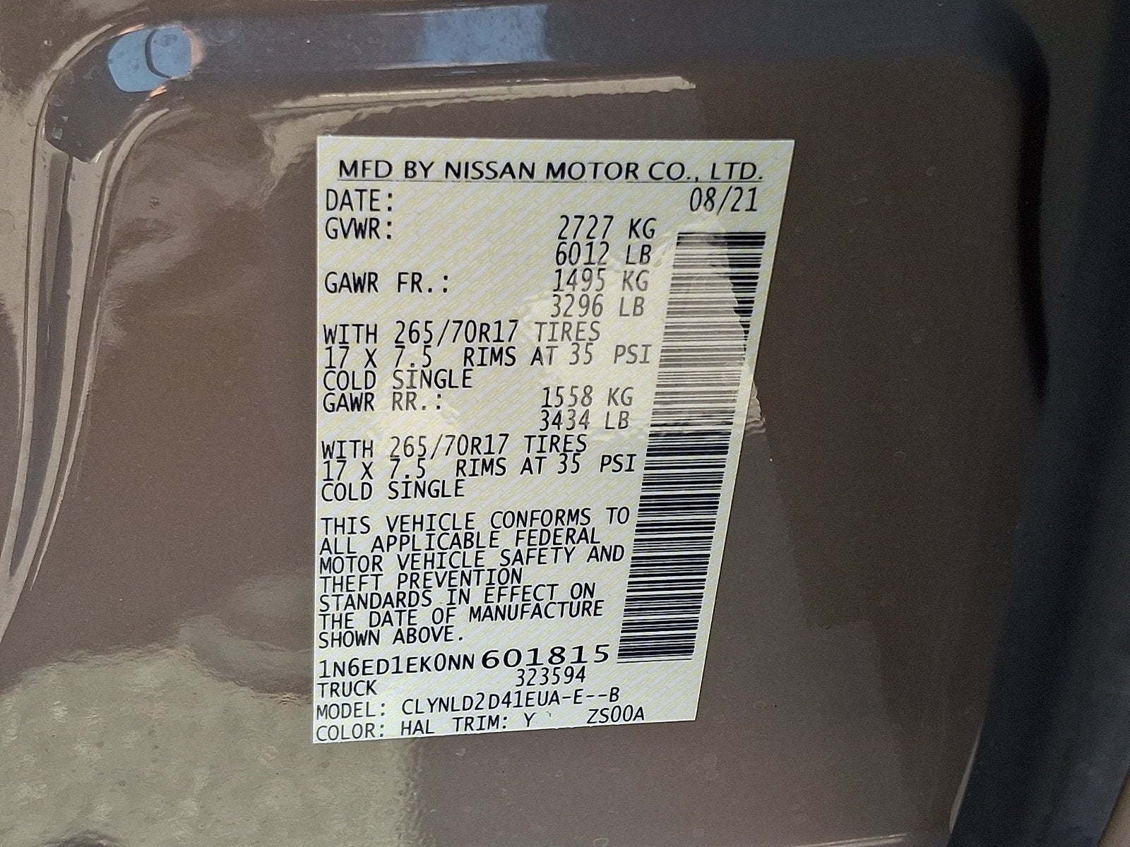 2022 Nissan Frontier PRO-4X