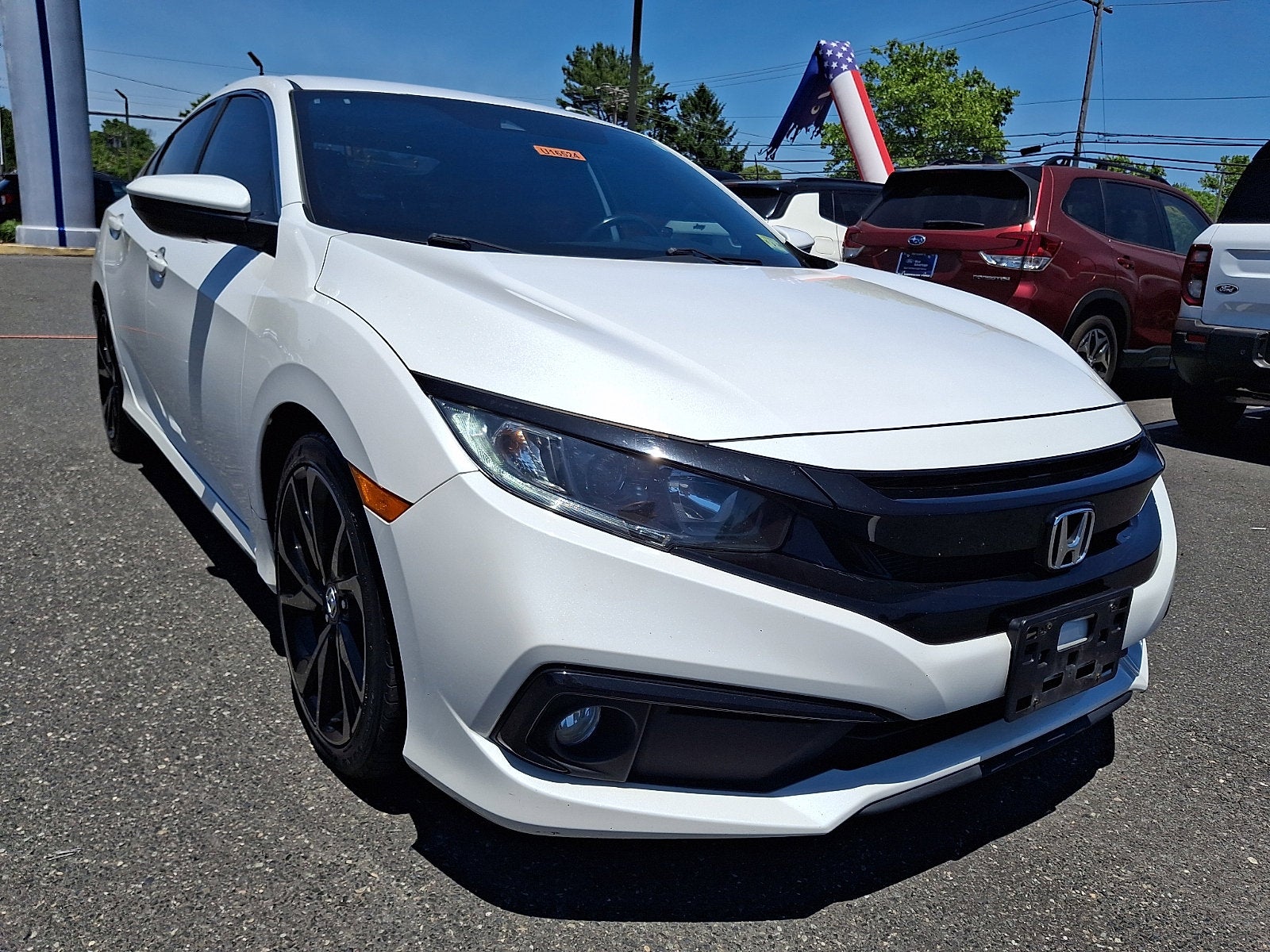 Used 2021 Honda Civic Sport with VIN 2HGFC2F82MH529625 for sale in Point Pleasant, NJ