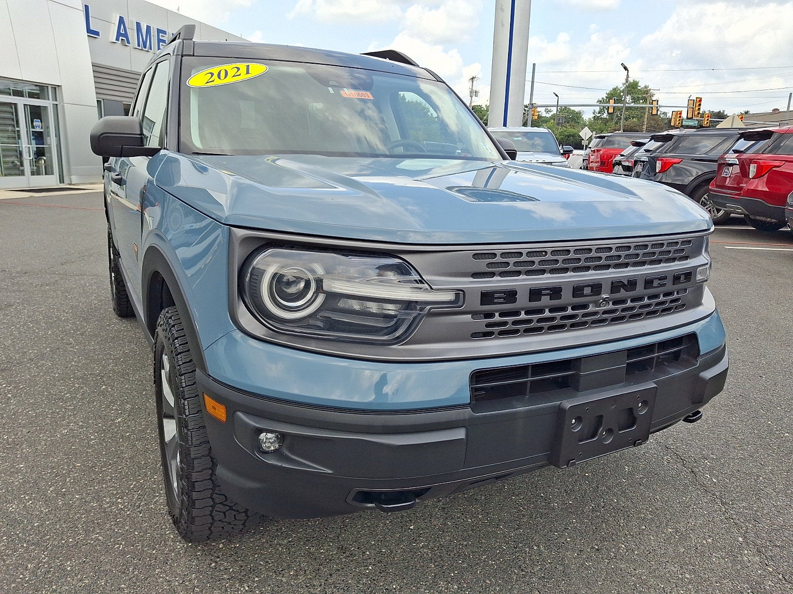 Used 2021 Ford Bronco Sport Badlands with VIN 3FMCR9D95MRA02554 for sale in Point Pleasant, NJ