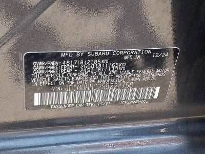 2025 Subaru Impreza RS