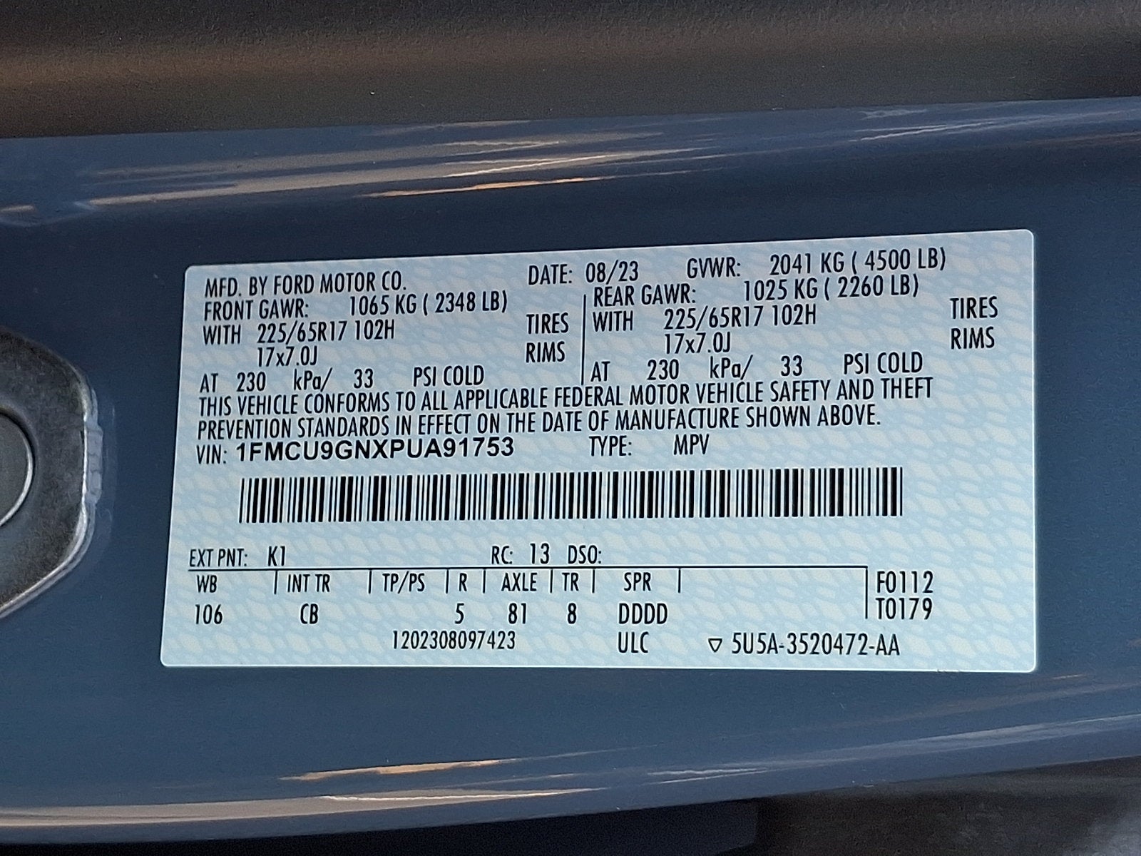 2023 Ford Escape Active