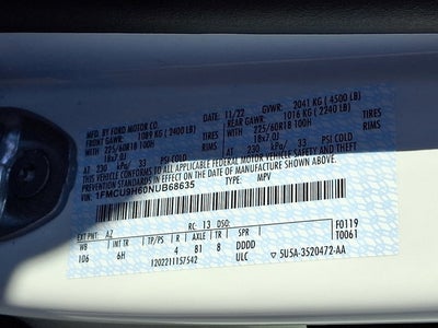 2022 Ford Escape SEL