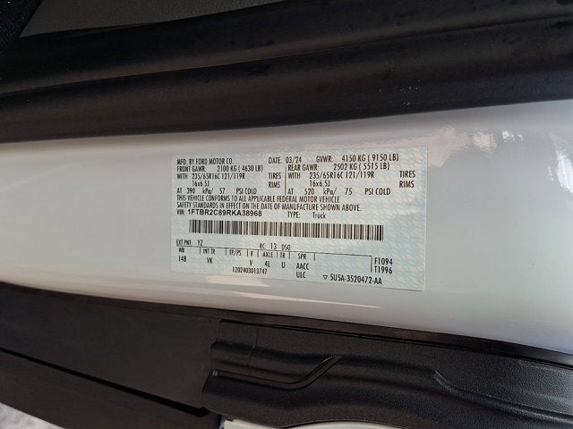 2024 Ford Transit-250 T-250 148" Med Rf 9070 GVWR AWD