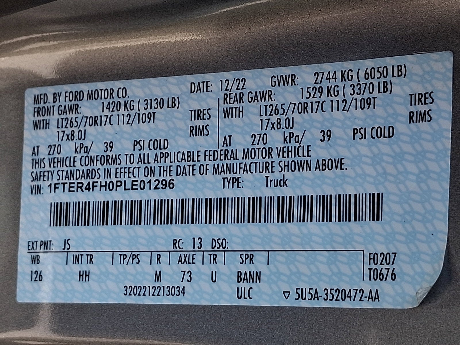 2023 Ford Ranger LARIAT