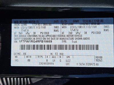 2024 Ford F-150 Raptor