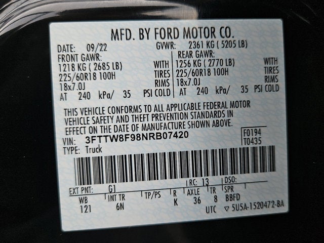 2022 Ford Maverick LARIAT