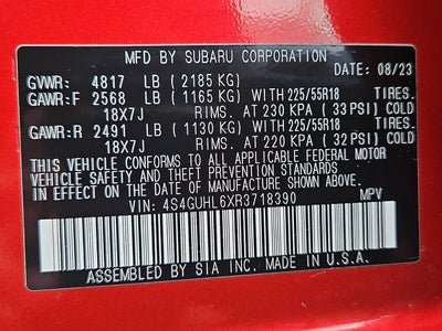 2024 Subaru Crosstrek Limited