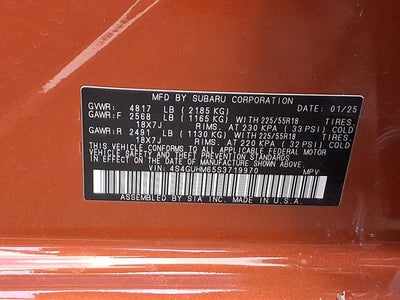 2025 Subaru Crosstrek Limited