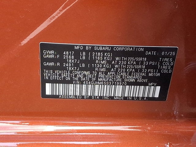 2025 Subaru Crosstrek Limited