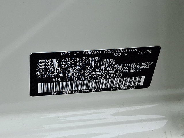 2025 Subaru Impreza Base 5-Door