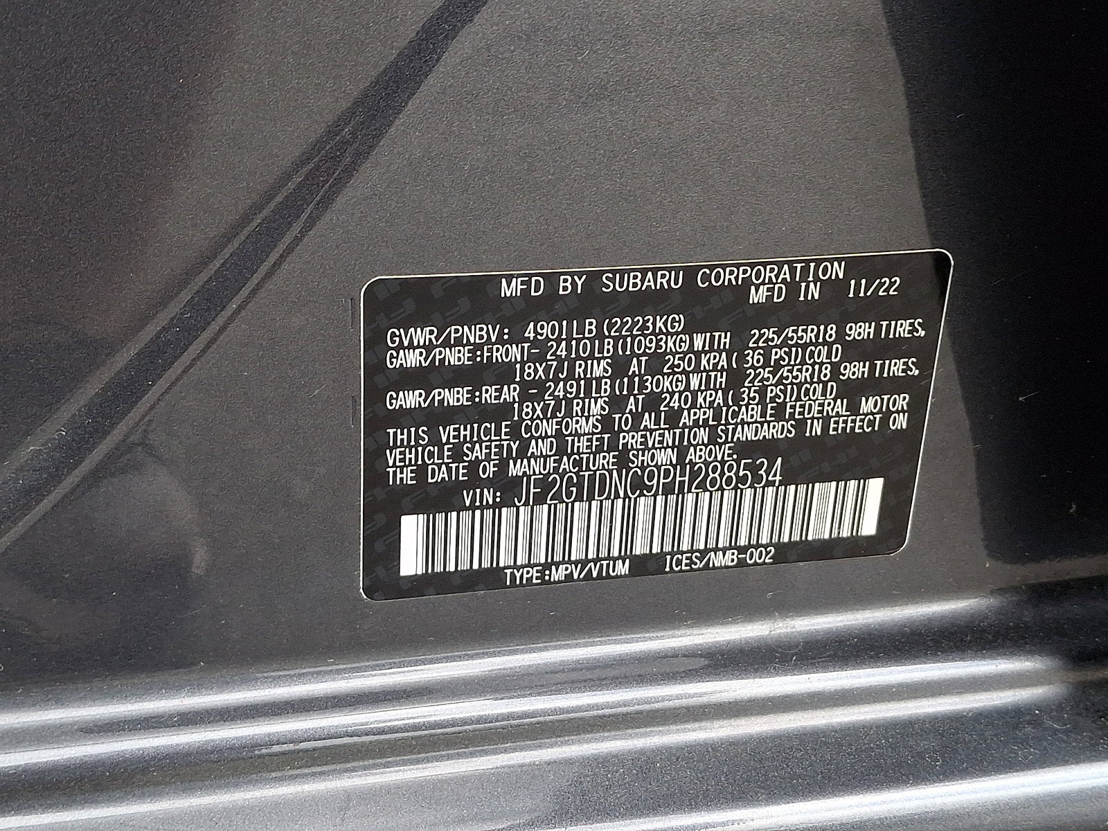 2023 Subaru Crosstrek Hybrid Hybrid