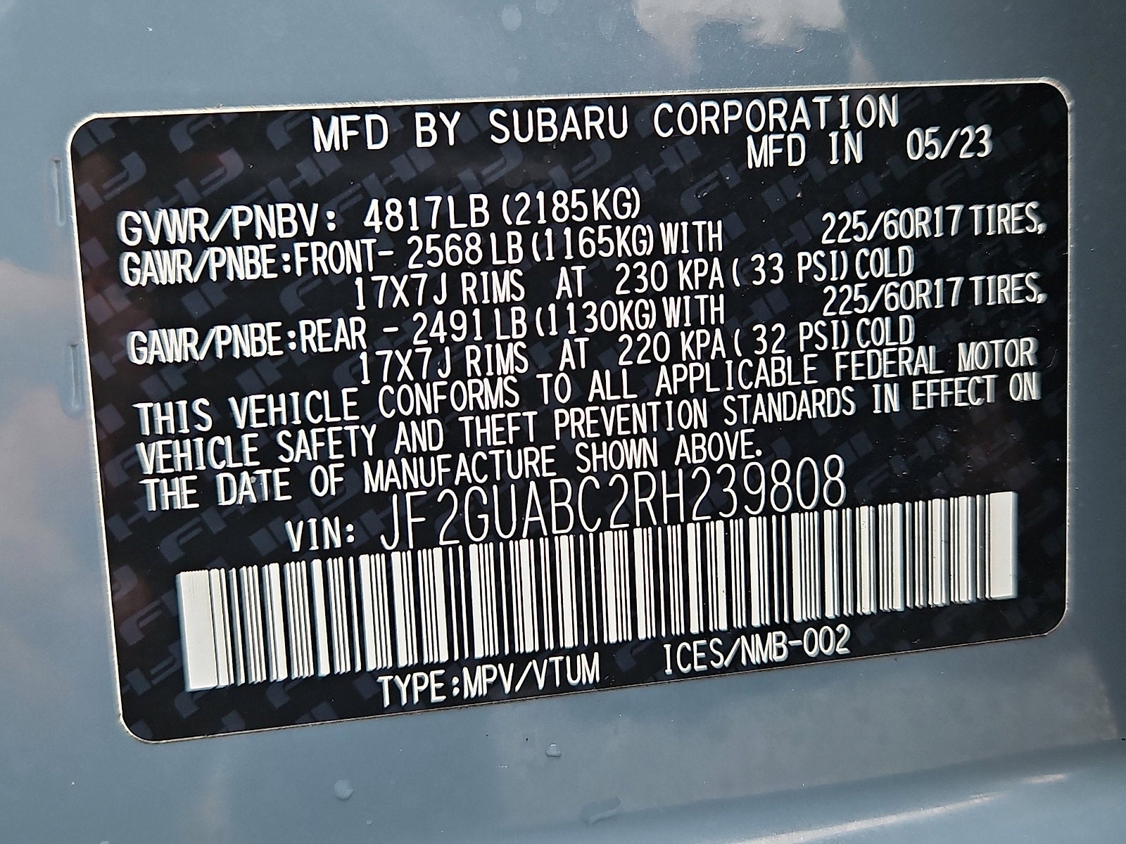 2024 Subaru Crosstrek AWD