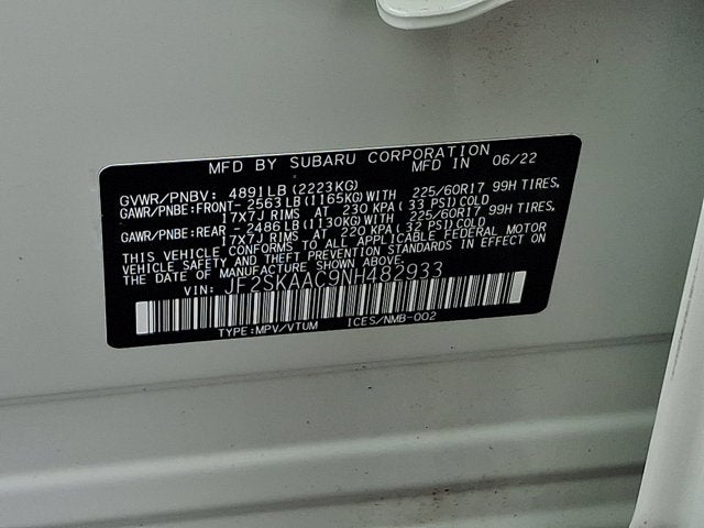 2022 Subaru Forester CVT