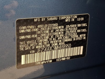 2021 Subaru Forester Touring