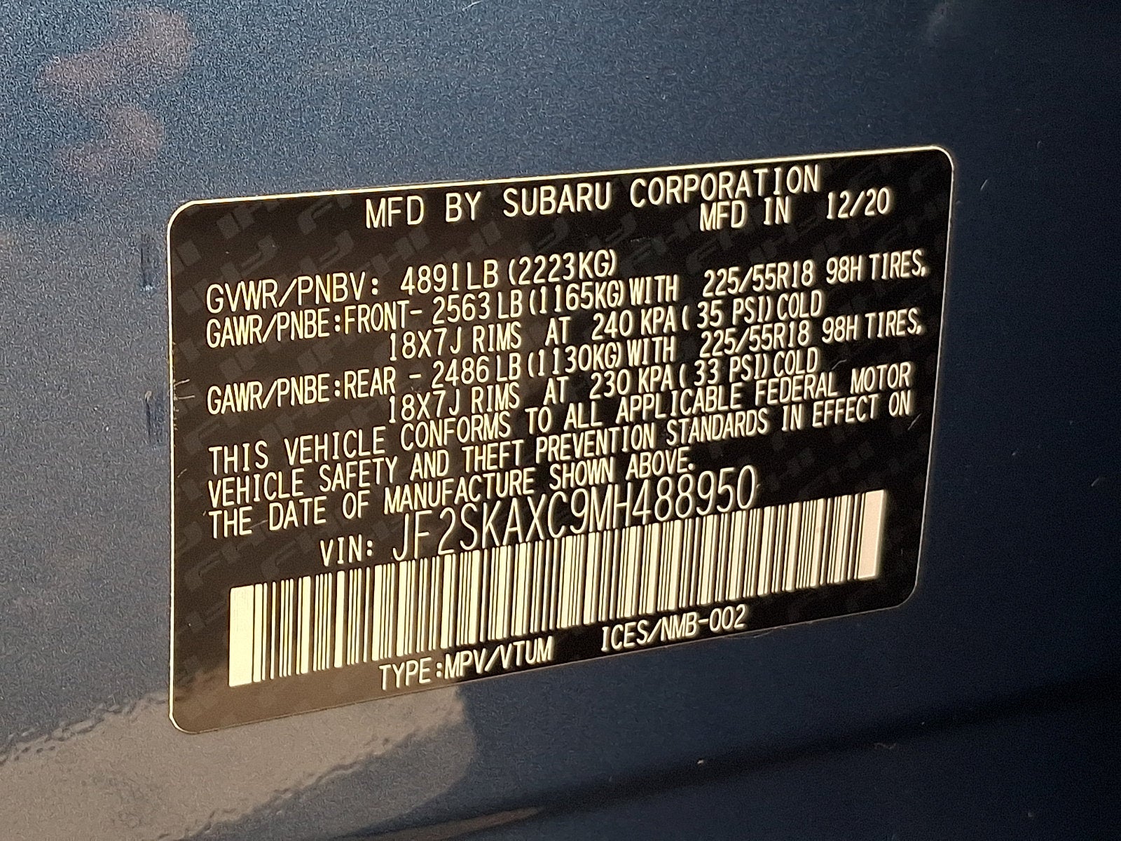 2021 Subaru Forester Touring
