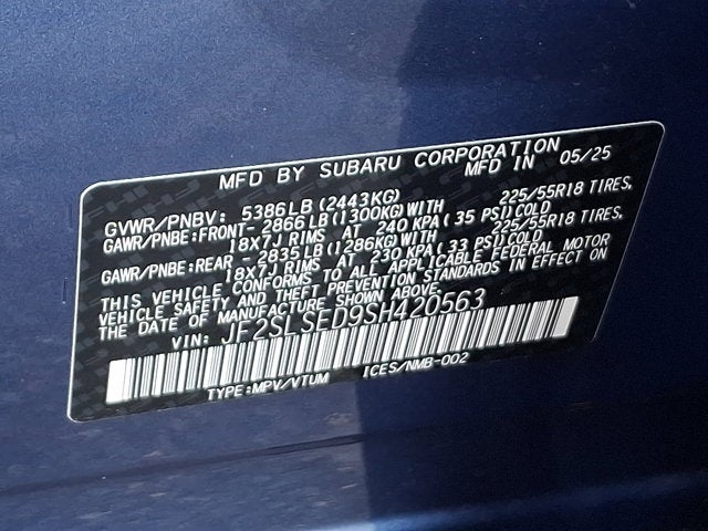 2025 Subaru Forester Hybrid Premium Hybrid