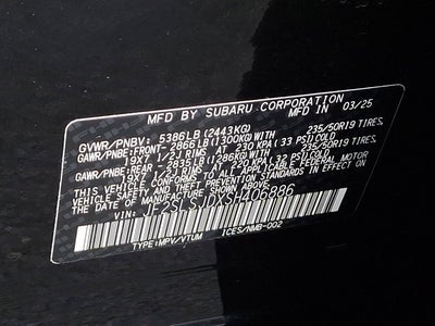 2025 Subaru Forester Hybrid Sport Hybrid