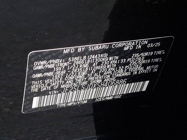 2025 Subaru Forester Hybrid Sport Hybrid