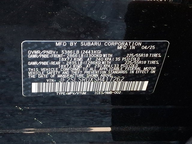 2025 Subaru Forester Hybrid Limited Hybrid