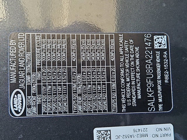 2024 Land Rover Range Rover SE