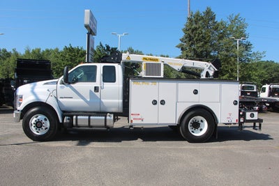 2024 Ford Open Service Utility 11 FT Crane Super Cab F750 4x4