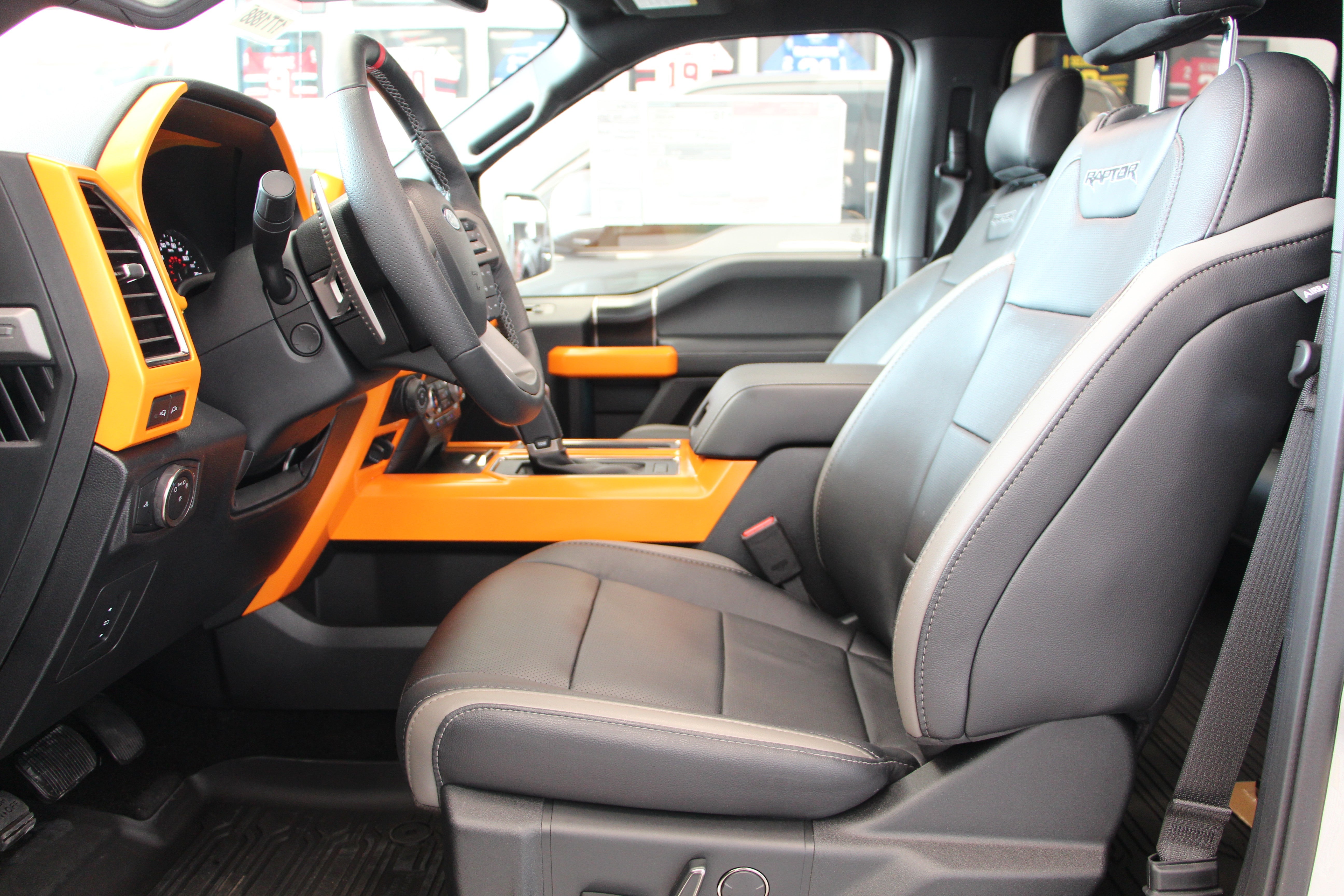 Gray Interior with Orange Accents at All American Ford Point Pleasant in Point Pleasant NJ
