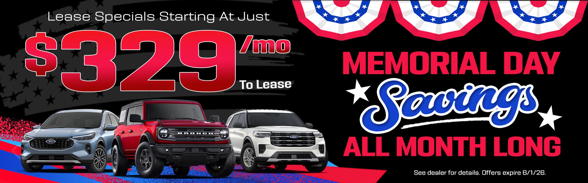 Memorial Day Savings
