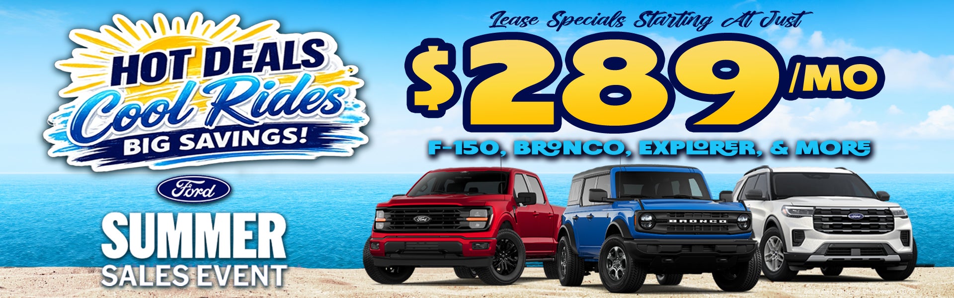 Summer Sales Event Lease Specials