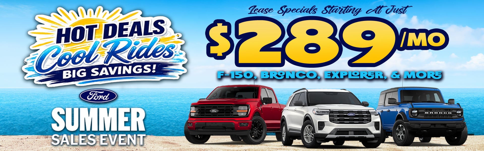 Summer Sales Event Lease Specials