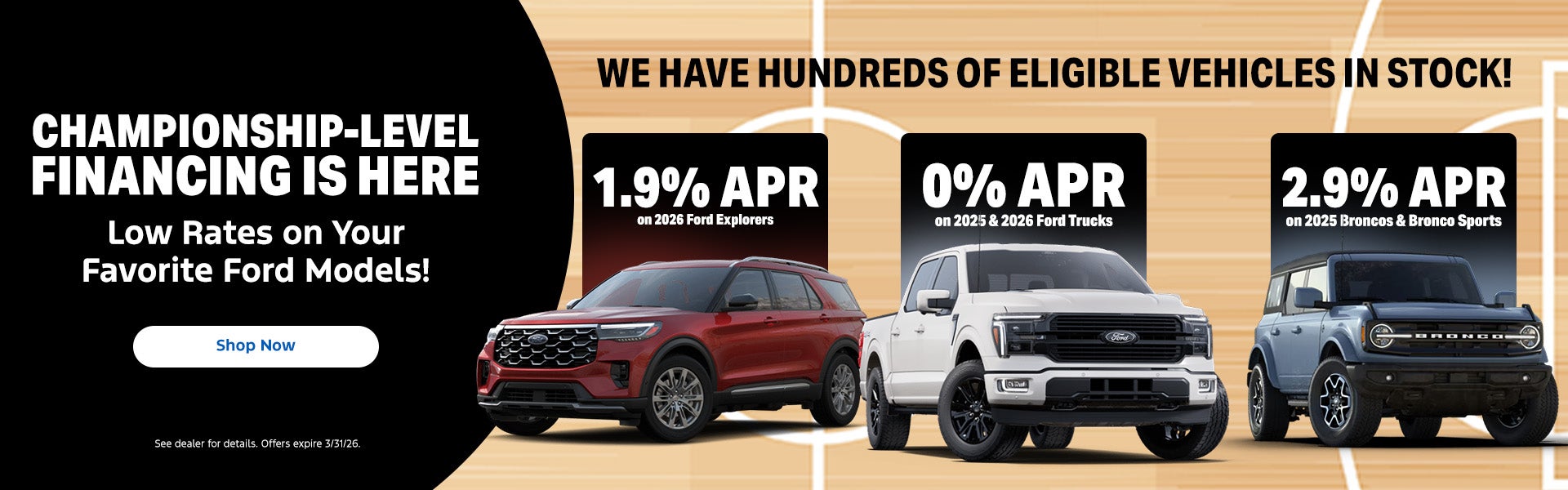 March Madness Lease Specials
