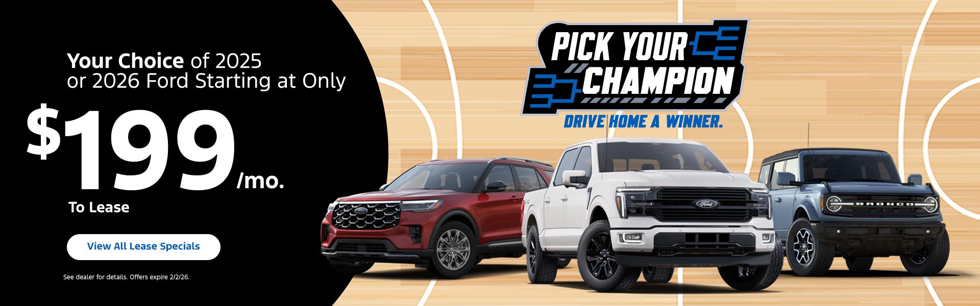 March Madness Lease Specials