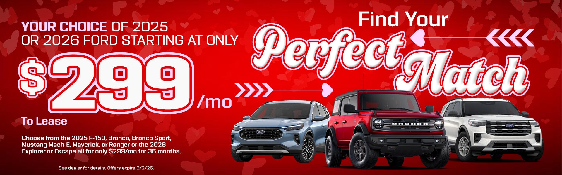 January 2026 Specials